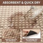 YDKGL Kitchen Mat Kitchen Rugs Sets of 2 PCS Non Slip Washable, Super Absorbent - Image 4