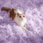 PAGISOFE Fluffy Soft Purple Rug 4' x 6' Rug, Shaggy Rugs - Image 5