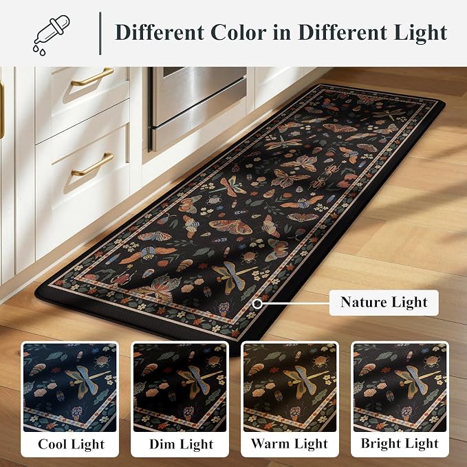 LEEVAN Anti Fatigue Mats for Kitchen Floor Non-Slip, Cushioned Kitchen Mats for - Image 10