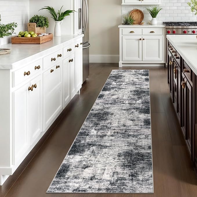 IOHOUZE Abstract Runner Rug 2x10 Ft Washable Runners - Image 3