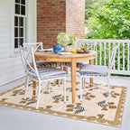 4x6 Covered Outdoor Patio Rug - Image 7