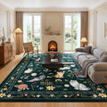 Unirea 8x10 Black Cat Area Rugs by UNIREA