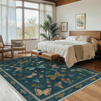 Rugxara Floral Rug for Living Room Bedroom - Image 2