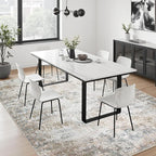6x9 Area Rug Living Room Rug: Washable Modern Abstract Soft Thin Rug Indoor - Image 5