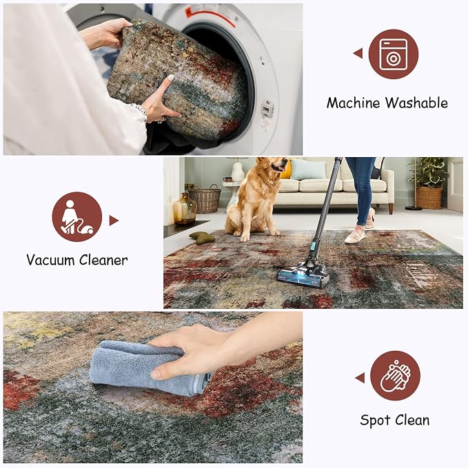 Lahome Modern Abstract 10x14 Area Rugs - Image 5