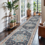 Washable Oriental Hallway Runner Rug by TOPRUUG