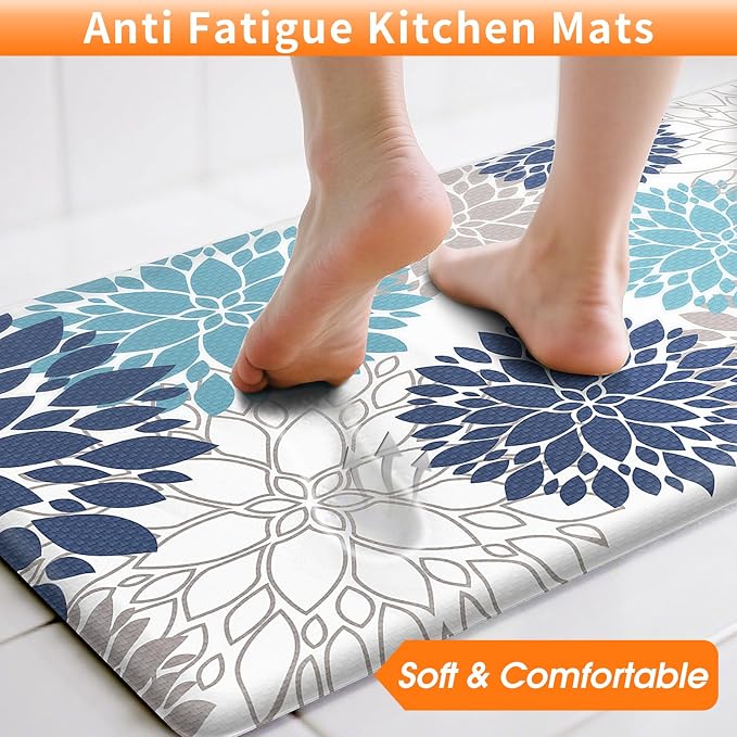 StepLively Kitchen Mats for Floor, 0.47" Anti Fatigue Mats for Kitchen Floor - Image 6