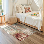 RELEANY Washable Area Rugs 3'x5' Non-Slip Modern Abstract Soft - Image 3