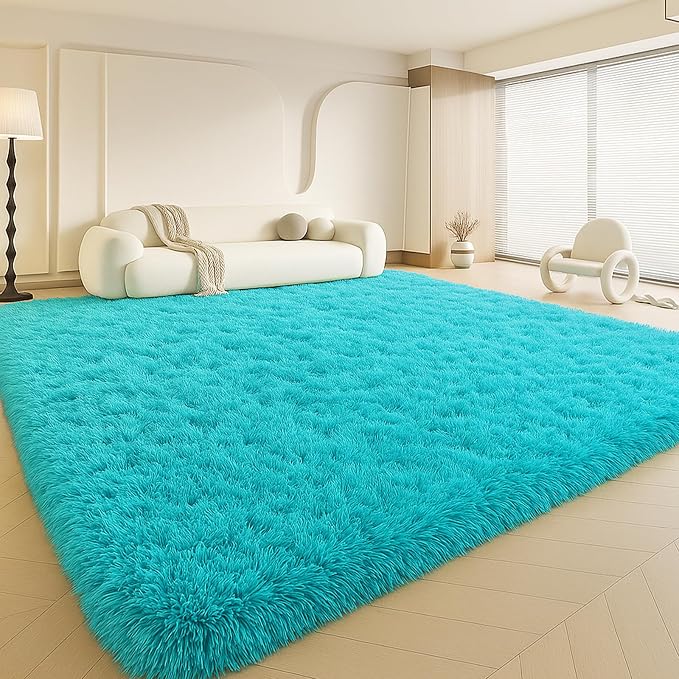 8x10 Area Rugs Living Room, Large Plush Fluffy Bedroom Carpet, Non-Slip - Image 4