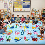 5x7 ABC Classroom Rug for Kids Playroom, Alphabet Rug by Unknown