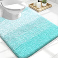 OLANLY Luxury Toilet Rugs U-Shaped 24x20, Extra Soft and Absorbent Microfiber by OLANLY