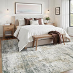 8x10 Area Rugs for Living Room, Abstract Neutral Large Washable Rug, Modern - Image 6