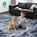 Rugflix 5x8 Area Rugs for Living Room, Washable Large Rug Stain-Resistant Low - Image 5