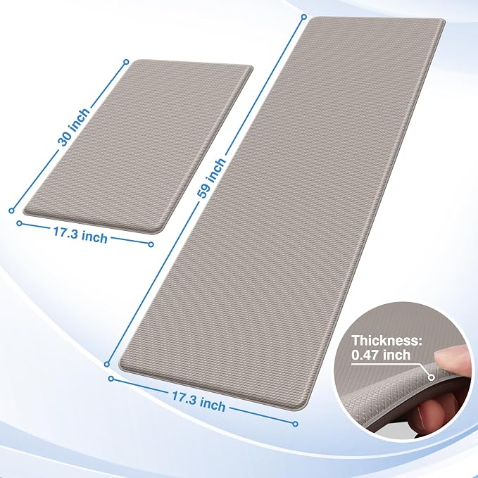 StepRite Kitchen Mats, Cushioned Anti Fatigue Kitchen Mats - Image 2