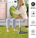 Soft Grass Green Fluffy Rug for Bedroom Living Room, 3x10 ft Fuzzy Green Shag - Image 7