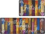 HEBE Anti Fatigue Kitchen Rugs Set of 2, Non Slip Cushioned Kitchen Mats - Image 9