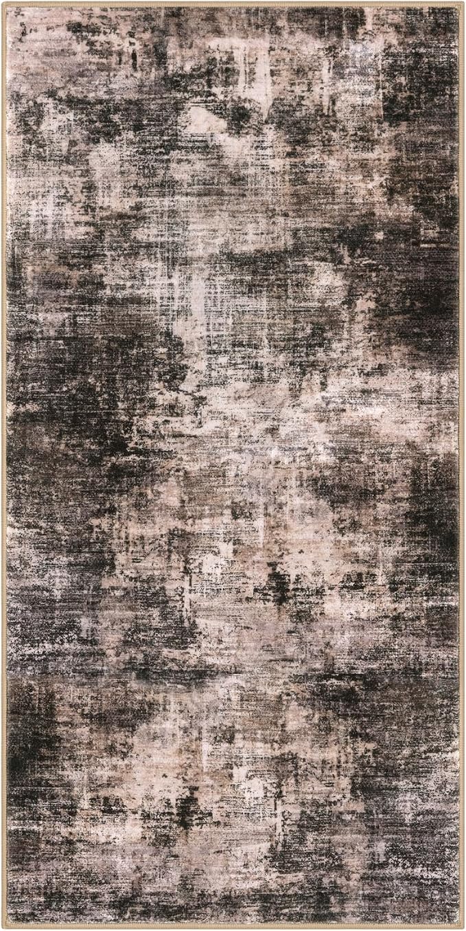 IOHOUZE Abstract Runner Rug 2x4 Ft Entryway Rugs Washable Door Mat Indoor - Image 9
