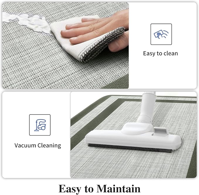 Mattitude Kitchen Mats Set of 2 Cushioned Rugs Anti-Fatigue Mats - Image 5
