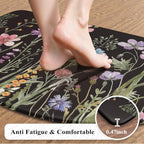 KIMODE Kitchen Mats Cushioned Anti Fatigue, Non Slip Waterproof Kitchen Floor - Image 3