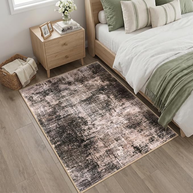 IOHOUZE Abstract Area Rug 4x5 Ft Washable Rugs - Image 7