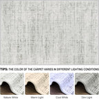 5x7 Area Rugs Washable Rug: Anti-Skid Abstract Modern Living Room Rug Soft Thin - Image 8