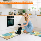 StepLively Kitchen Mats for Floor 2PCS, 0.47" Anti Fatigue Mats for Kitchen - Image 4