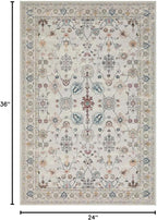 Rugxara Door Mat Floral Entryway Rug, Washable Samll 2x3 Rug, Boho Front Door - Image 2