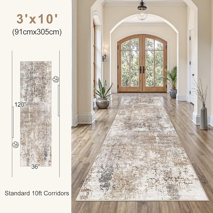 UERMEI 3x10 Washable Runner Rug - Image 4