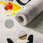 4x6 ABC Classroom Rug for Kids Playroom, Alphabet Rug - Image 5