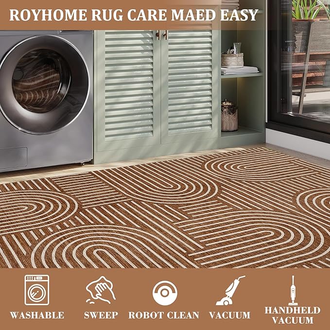 ROYHOME Washable Rug 3x5 Area Rugs - Image 6