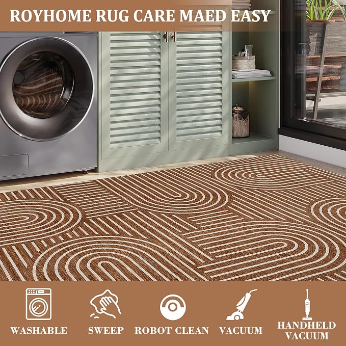 ROYHOME Modern Rug 2.5x10 Runners - Image 5
