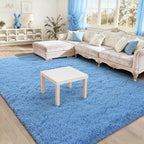 BENRON Light Blue Fluffy Rugs for Living Room Bedroom 4x6, Soft Plush Fuzzy by BENRON