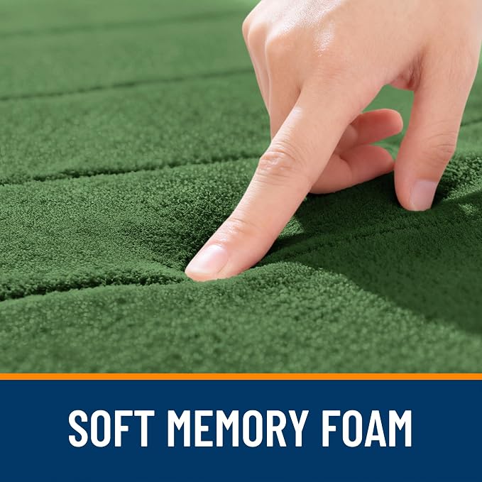 OLANLY Memory Foam Long Bathroom Rugs Runner 59x24, Super Soft Absorbent Bath - Image 5