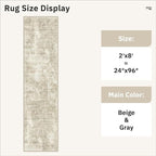 Soalmost Runner Rug 2x8 Washable Non-Slip Hallway Runner Rugs - Image 5