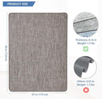 Chair Mat for Hardwood & Tile Floor, Anti Slip, Floor Protector for Home Office - Image 2