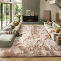 ONASAR 8x10 Area Rugs for Living Room, Tie-Dyed Beige Large Fluffy Bedroom Rug by ONASAR