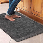 KMAT Kitchen Mat Cushioned Anti-Fatigue Floor Mat Waterproof Non-Slip Standing by KMAT