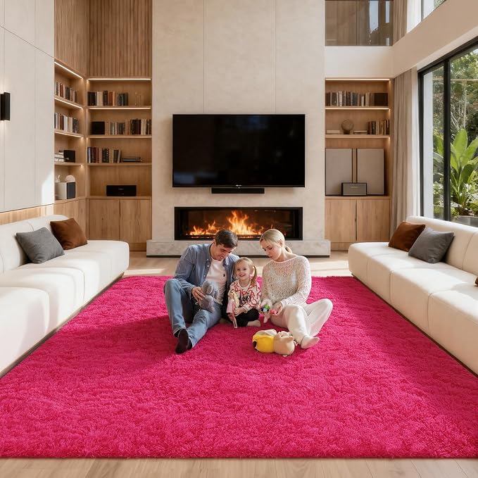 Area Rugs 9x12 Living Room, Large Fluffy Rugs by Unknown