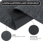 Doormats, Thin Indoor Door Mat 36''x 24'', Low Profile Non Slip Outdoor Doormats - Image 6