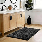 Fluffy Rug Shag Area Rug, Small Bedside Rug, Soft Fluffy Shag Entryway Throw - Image 3