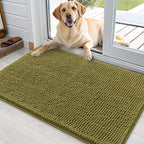 OLANLY Dog Door Mat for Muddy Paws 35x24, Absorbs Moisture and Dirt, Absorbent by OLANLY