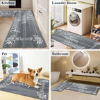 HEBE Anti Fatigue Kitchen Mat Set of 2 Non Slip Cushioned Kitchen Mats - Image 5