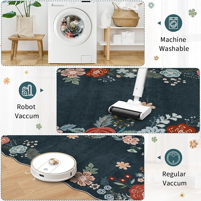 3x6 Runners for Hallways Non Slip, Cute Runner Rug for Room Decoration - Image 3
