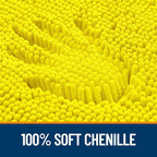 OLANLY Bathroom Rugs 30x20, Extra Soft Absorbent Chenille Bath Rugs, Rubber - Image 3