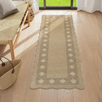 LIVEBOX Scalloped Easy Jute Diamond Rug - Image 9
