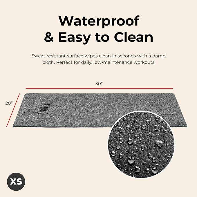 Sunny Health & Fitness Equipment Mat – Multiple Size Options – Non-Slip Floor - Image 4