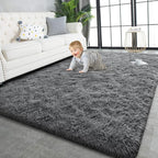 TWINNIS Super Soft Shaggy Rugs Fluffy Carpets, 6x9 Feet, Indoor Modern Plush by TWINNIS