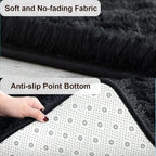 TWINNIS Super Soft Shaggy Rugs Fluffy Carpets, 10x14 Feet, Indoor Modern Plush - Image 2