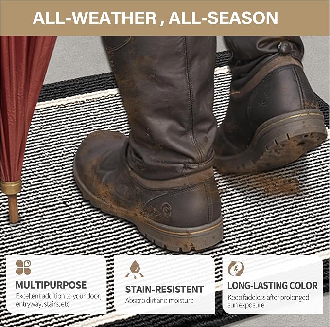 GRANNY SAYS SAYS Door Mat, Dirt Absorb Front Door Mat Outside Entrance - Image 3