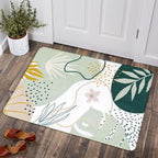 Lahome Green Washable Area Rug by Lahome